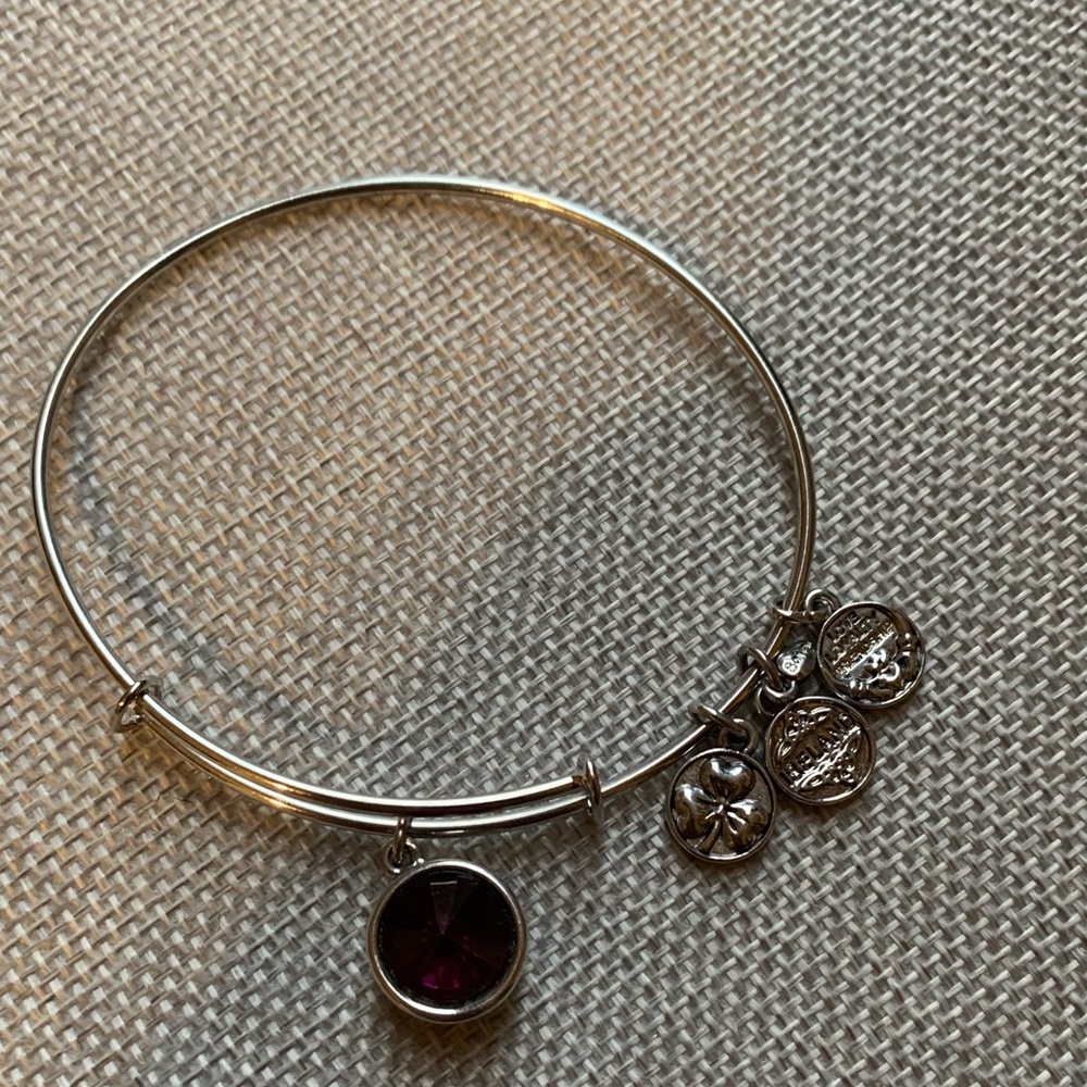 Celtic Bangle - February Birthstone
